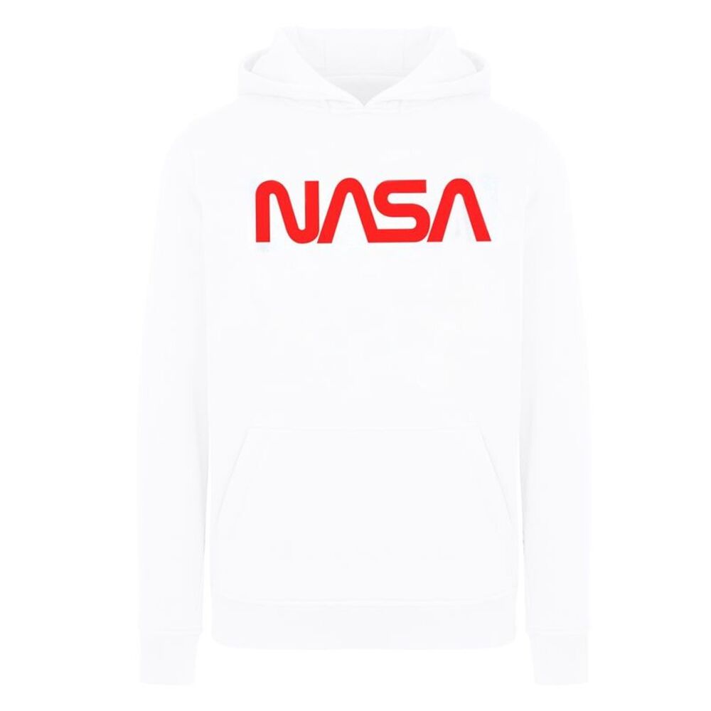 NASA Boys Modern Logo Hoodie / White